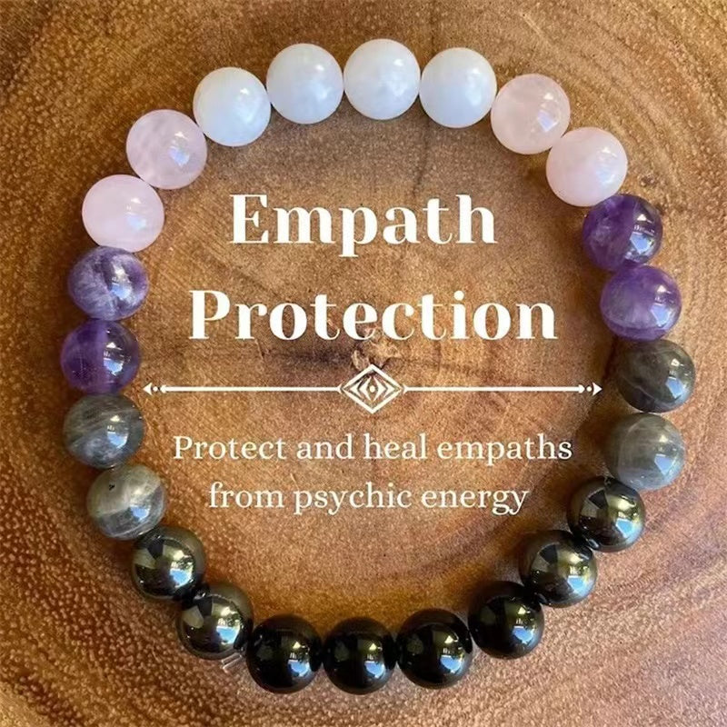 8mm Mixed Crystal Healing Bracelet for Spiritual Balance