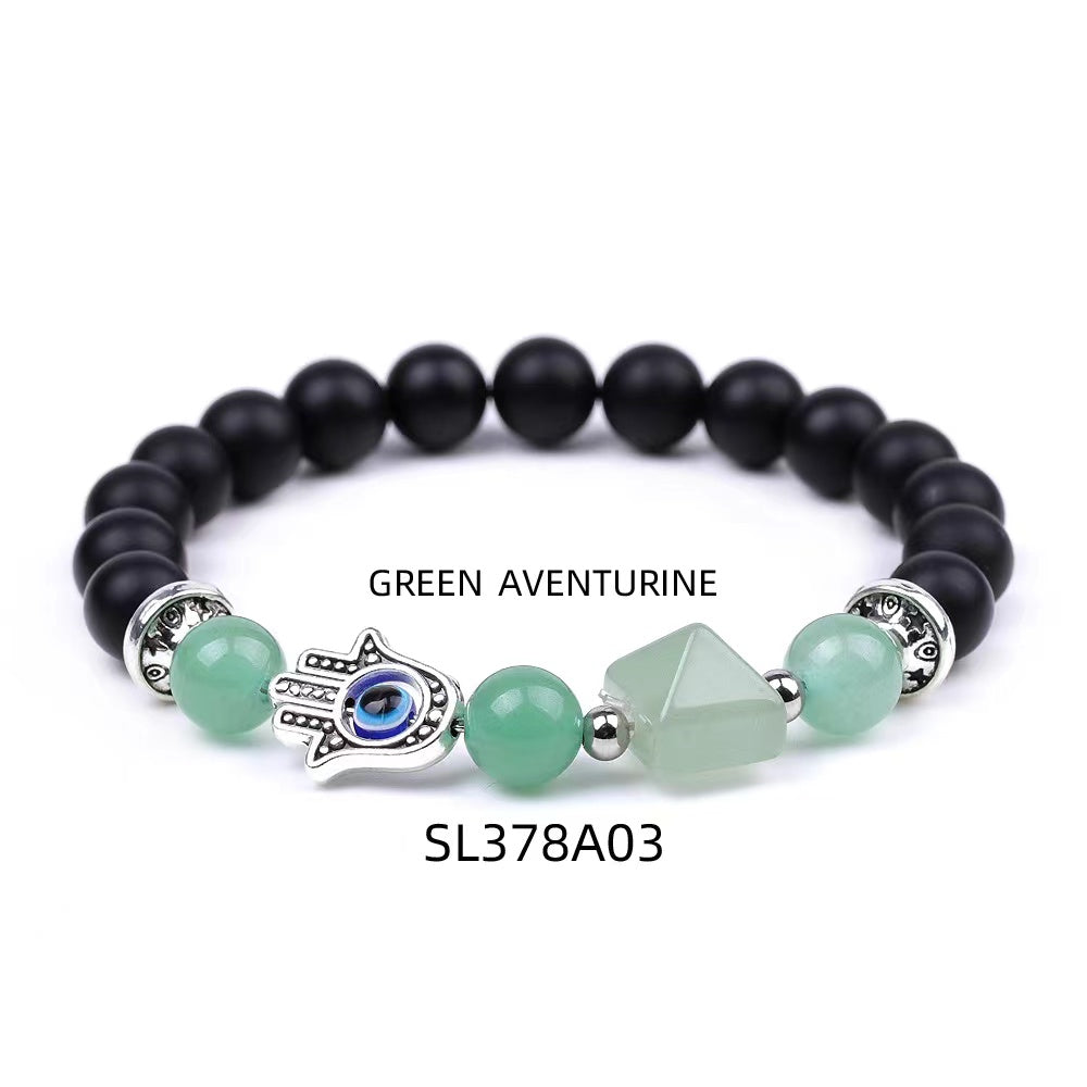 8mm Obsidian Crystal Healing Bracelet for Protection