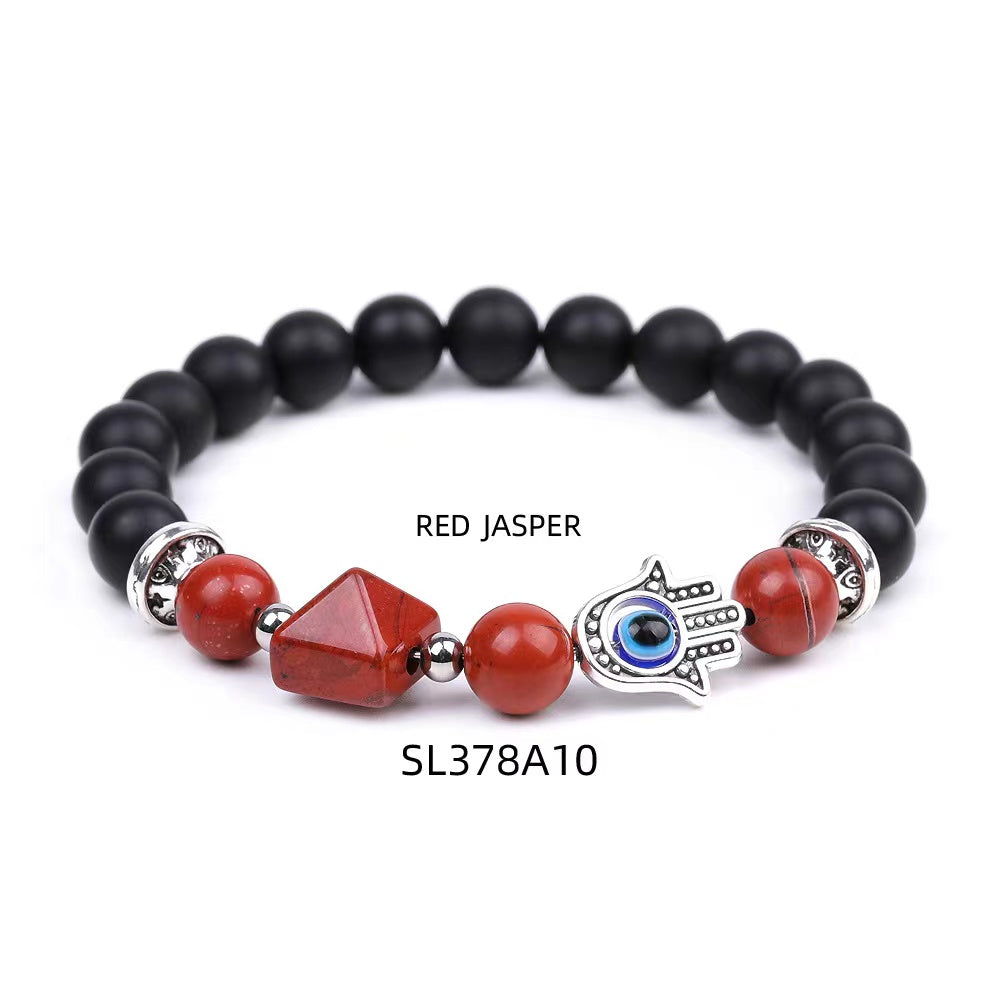8mm Obsidian Crystal Healing Bracelet for Protection