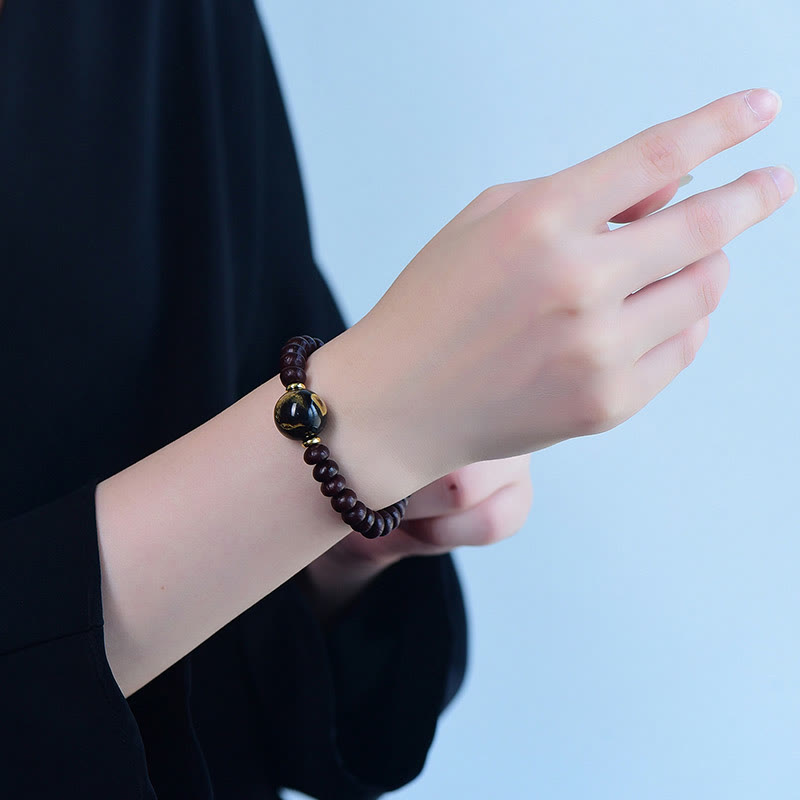 8 mm Lila Bodhi Seed Harmony Spirituelles Armband