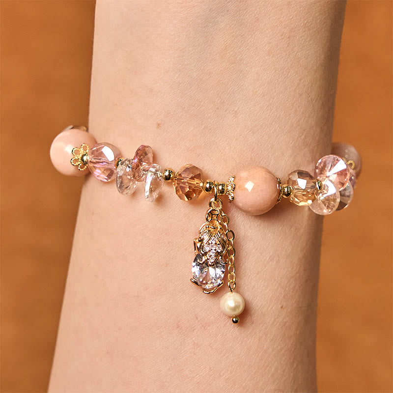 8 mm Sonnenstein-Pixiu-Reichtumsarmband für positive Energie und Glück