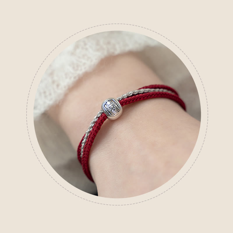 8 mm tibetisches Zakiram-Buddha-Armband für Reichtum und Schutz