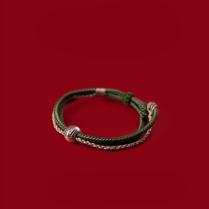 8 mm tibetisches Zakiram-Buddha-Armband für Reichtum und Schutz