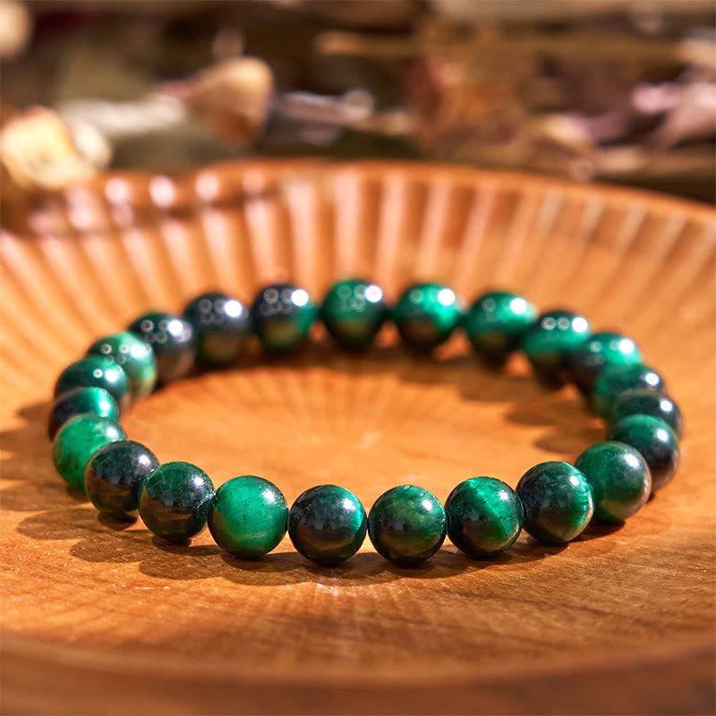 8 mm Tigerauge-Balance-Armband für ruhige Unterstützung