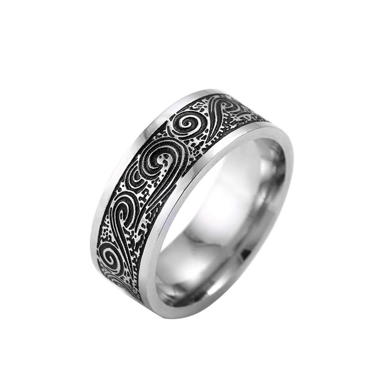 8 mm Balancering aus Titanstahl für spirituelle Klarheit