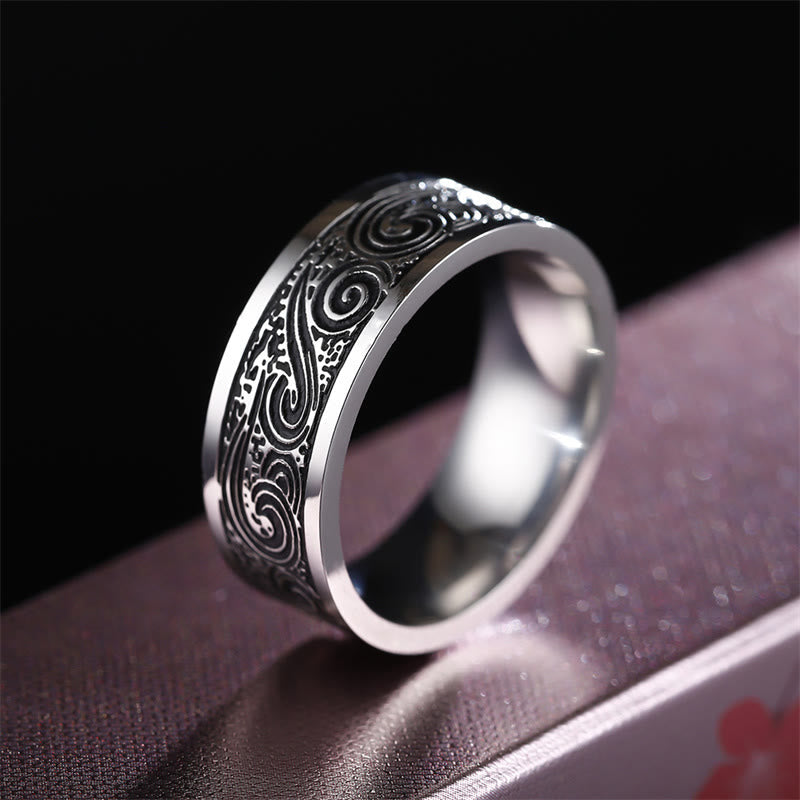 8 mm Balancering aus Titanstahl für spirituelle Klarheit