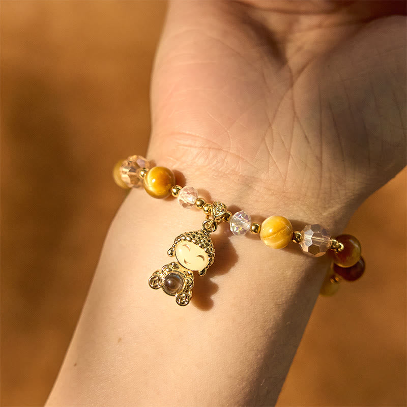 8 mm gelbes Tigerauge-Meditationsschutzarmband