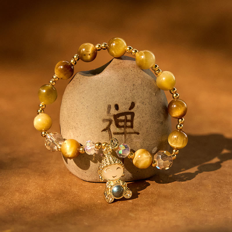 8 mm gelbes Tigerauge-Meditationsschutzarmband
