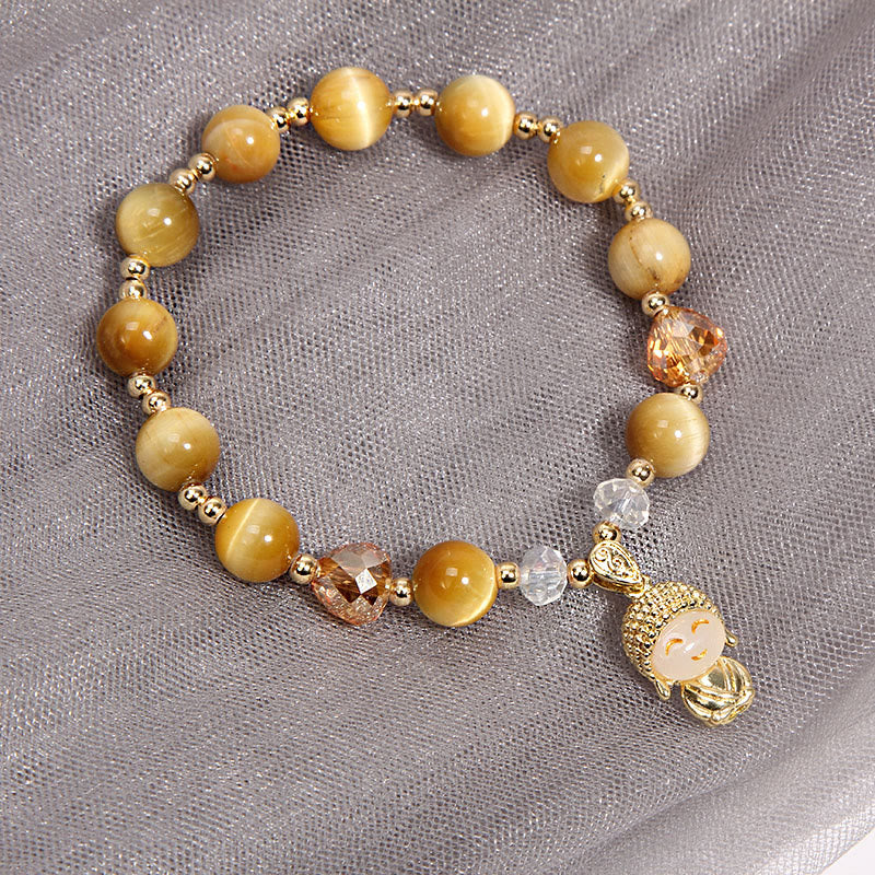 8 mm gelbes Tigerauge-Meditationsschutzarmband