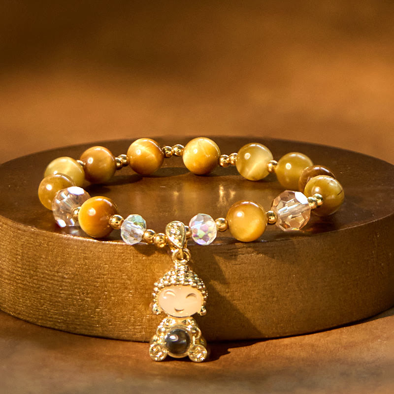 8 mm gelbes Tigerauge-Meditationsschutzarmband