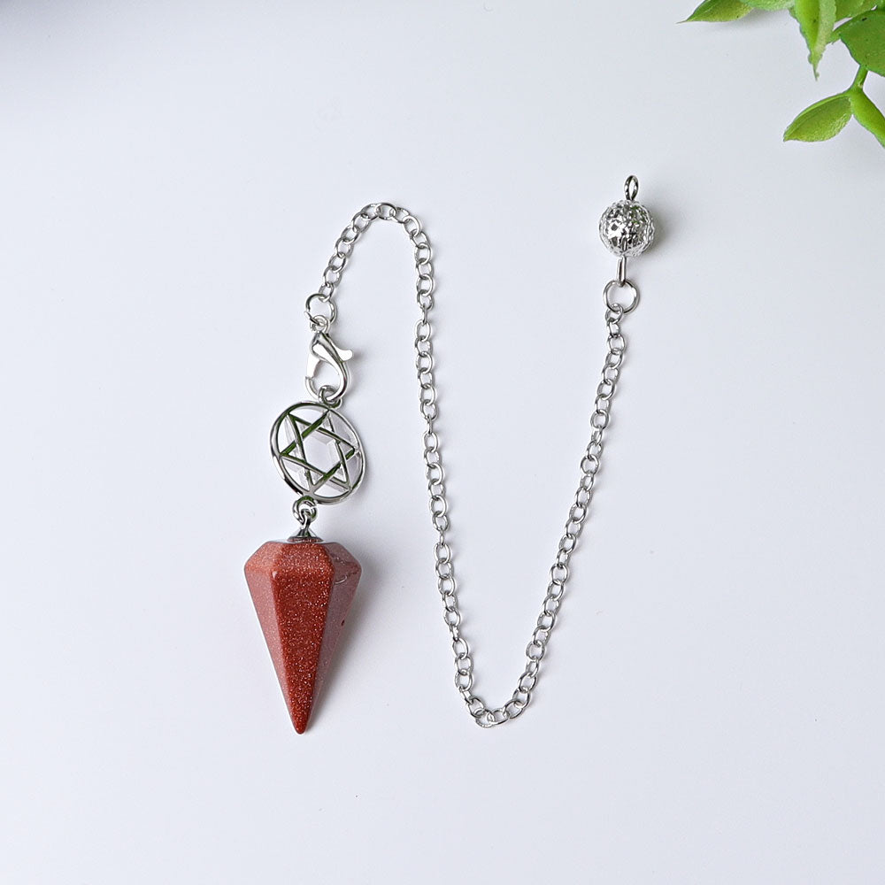 9" Crystal Pendulum Arrow Head - 9 Inch Healing Tool