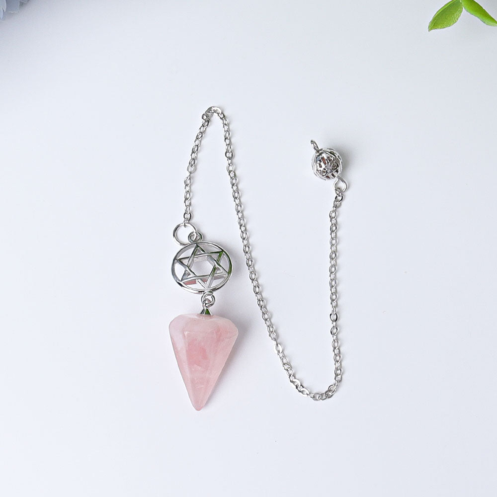 9" Crystal Pendulum Arrow Head - 9 Inch Healing Tool