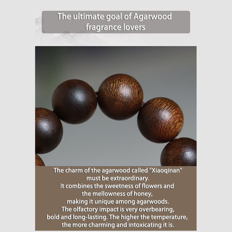 9 Punkte Sinking Agarwood Armband | Heilende Klänge