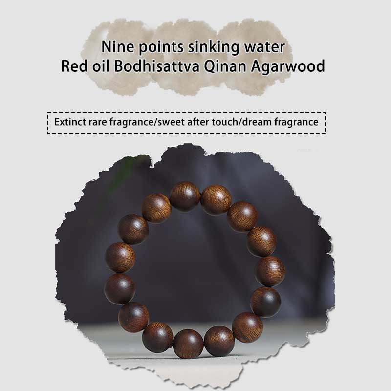 9 Punkte Sinking Agarwood Armband | Heilende Klänge