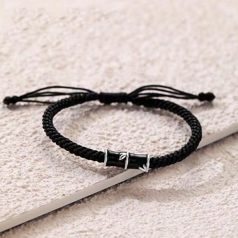 Copper Bamboo Couple Rope Bracelet for Spiritual Healing