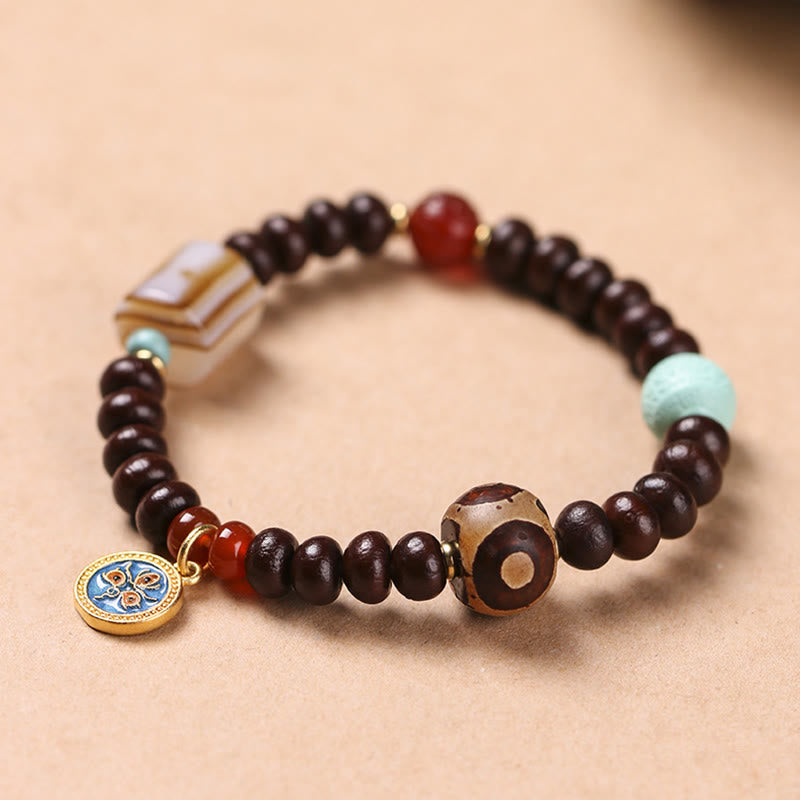 Purple Bodhi Seed Wisdom Bracelet | Spiritual Protection Bead