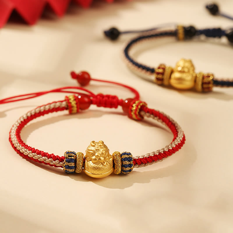 Drachenarmband aus 925er Sterlingsilber für Glück und Stärke