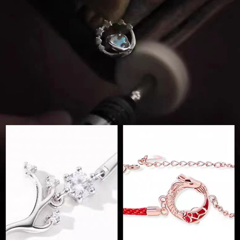 925 Sterling Silber Drachen Koi Fisch Glücksschutz Armband