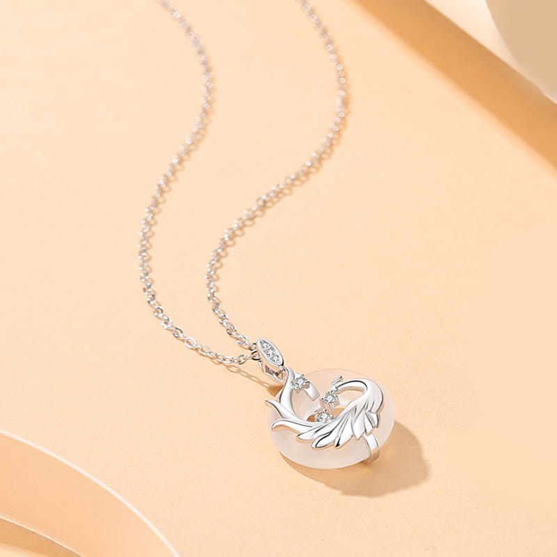 Drachenanhänger aus 925er Sterlingsilber mit schwarzem Onyx und Chalcedon für Schutz und Harmonie