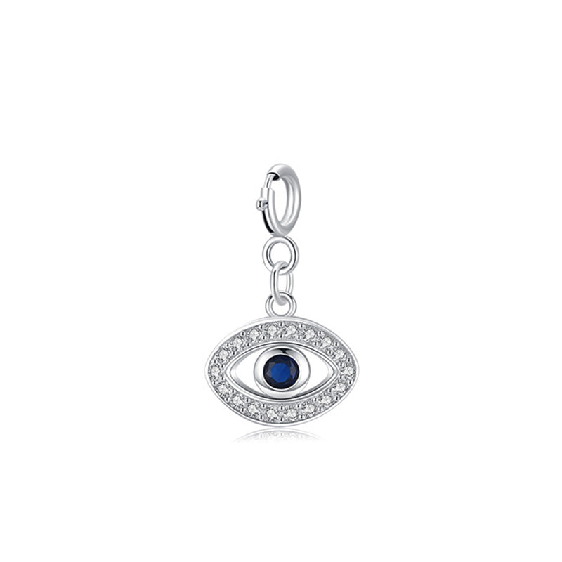 Halskette mit Hamsa-Anhänger aus 925er Sterlingsilber mit bösem Blick zum Schutz