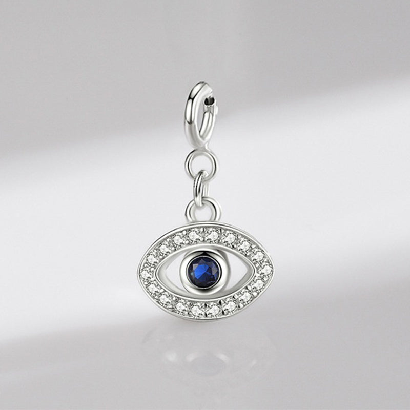 Halskette mit Hamsa-Anhänger aus 925er Sterlingsilber mit bösem Blick zum Schutz