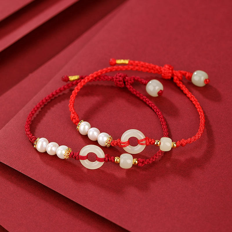 Armband mit Peace-Schnalle aus 925er Sterlingsilber, vergoldet, Hetian-Jade