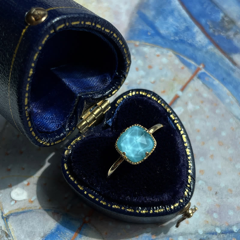 925 Sterling Silber vergoldet Türkis Schutz Schmuckset