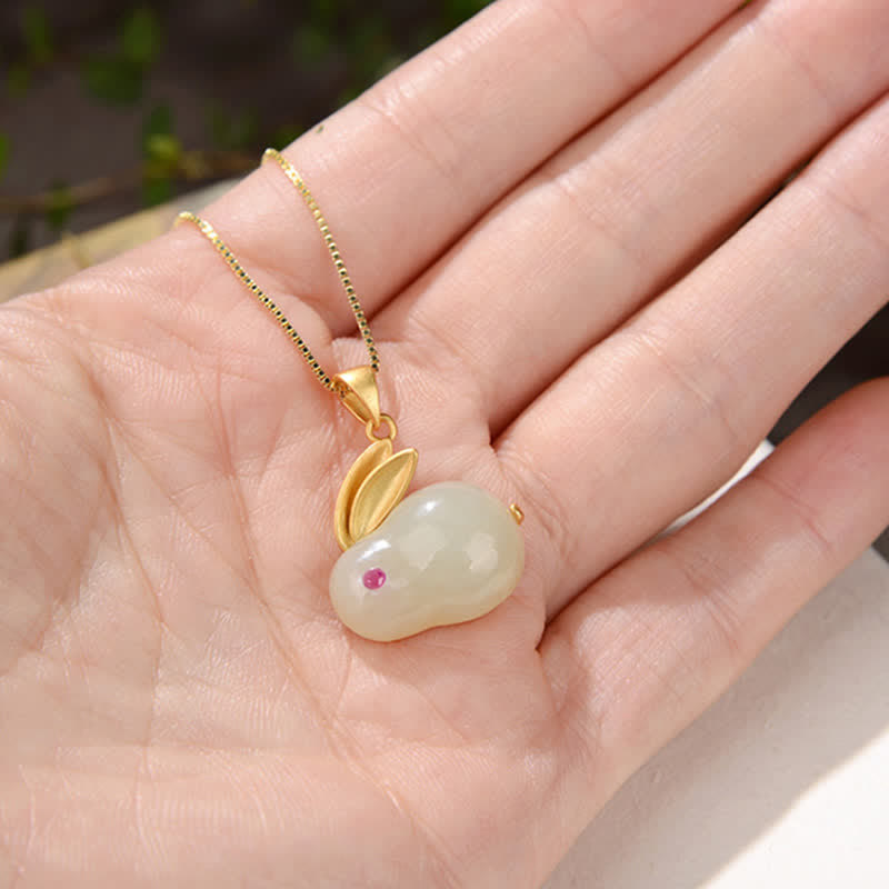 925 Sterling Silber Hetian Jade Glück Ring Ohrringe Halskette Anhänger