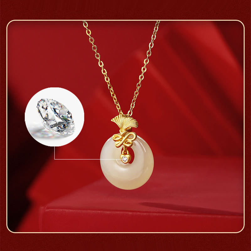 925 Sterling Silber Hetian Jade Wohlstand Nelke Blume Halskette