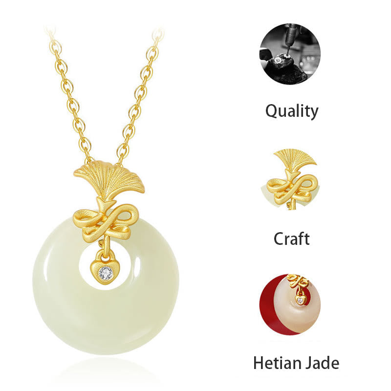 925 Sterling Silber Hetian Jade Wohlstand Nelke Blume Halskette