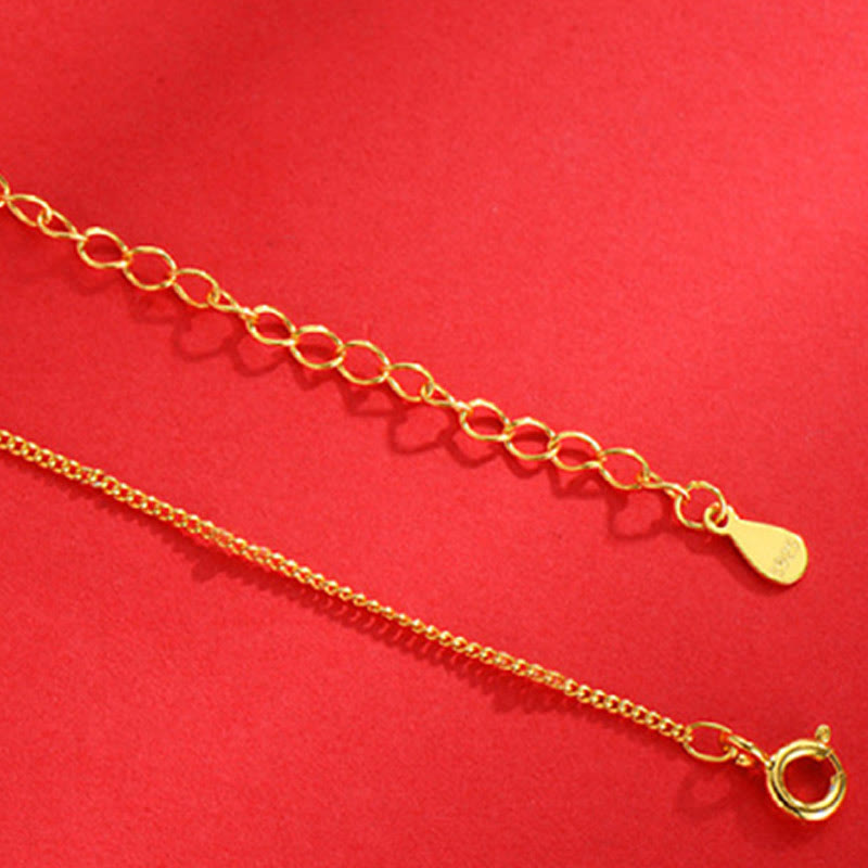 Drachenhalskette aus Jade in 925er Sterlingsilber mit glückverheißenden Wolken zum Schutz