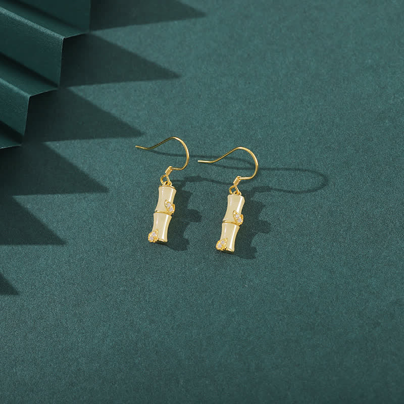 Jade-Ohrringe aus 925er Sterlingsilber für Wohlstand und Schutz