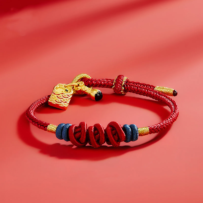 Armband aus 925er Sterlingsilber mit Koi-Fisch-Motiv für Reichtum und Erfolg