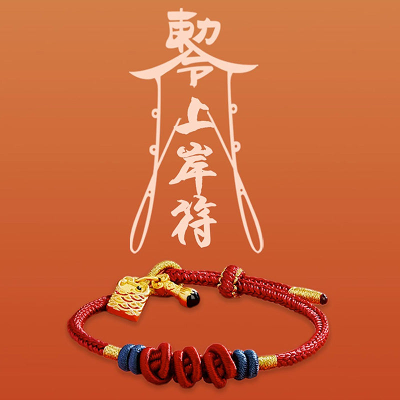 Armband aus 925er Sterlingsilber mit Koi-Fisch-Motiv für Reichtum und Erfolg