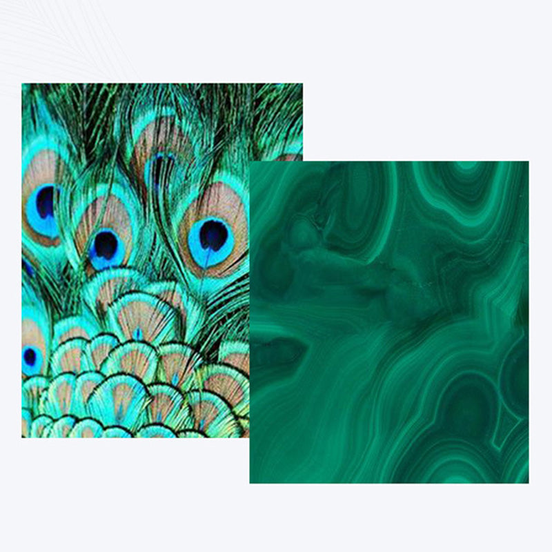 925 Sterling Silber Malachit Anti-Angst Tropfen Ohrringe