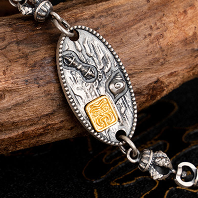 925 Sterling Silber Om Mani Padme Hum Halskette | Schutzkette