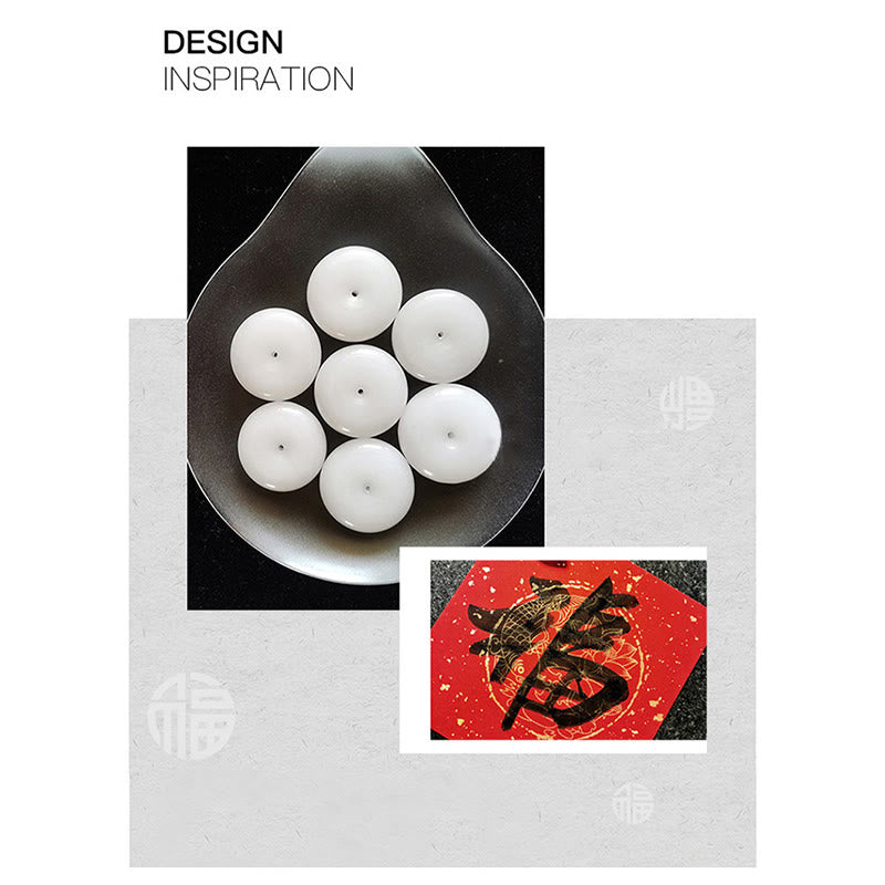 925 Sterling Silber Peace Buckle Chalcedon Fu Harmony Armband