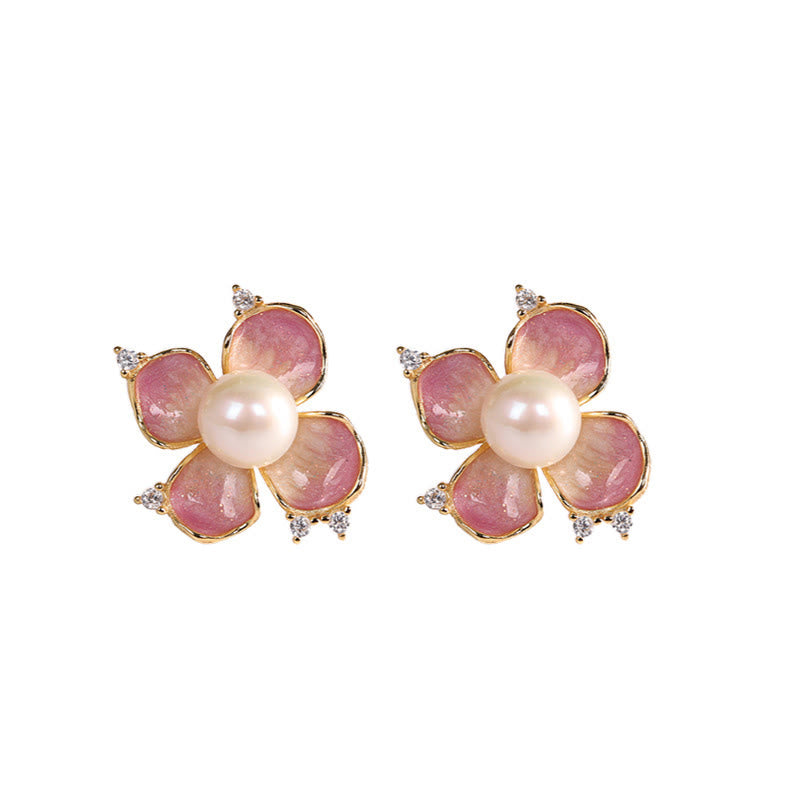 925 Sterling Silber Perlenkette &amp; Ohrringe Set | Weisheitssymbol