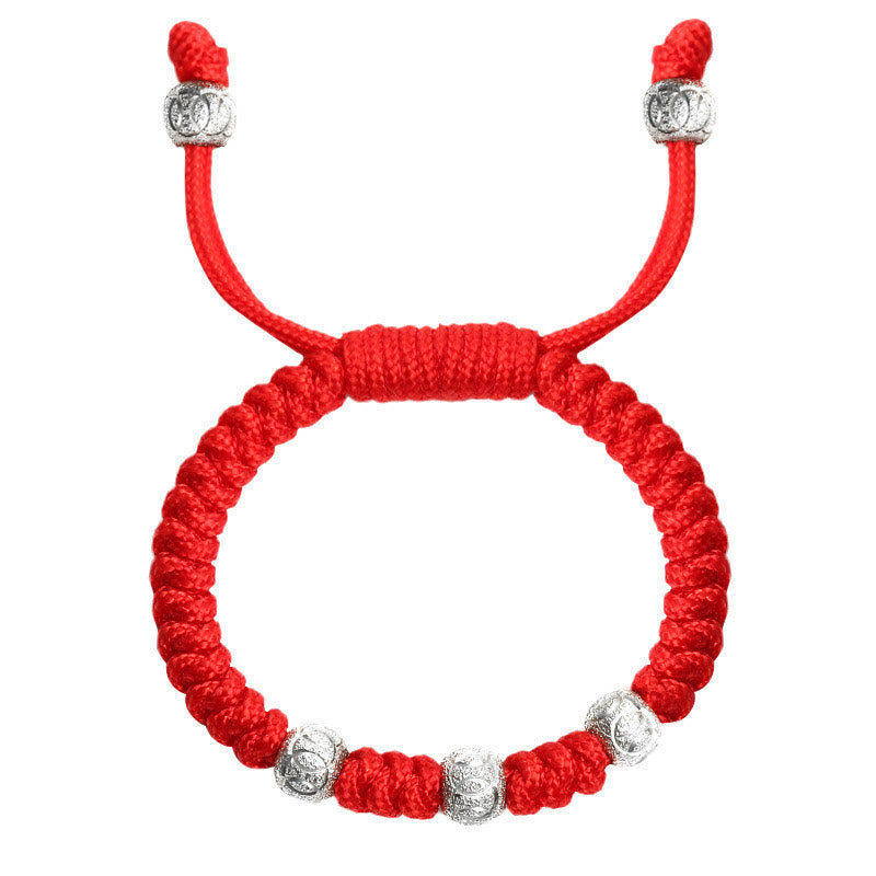 925 Sterling Silber Rotes Schnurarmband für Kinder | Stärke &amp; Schutz