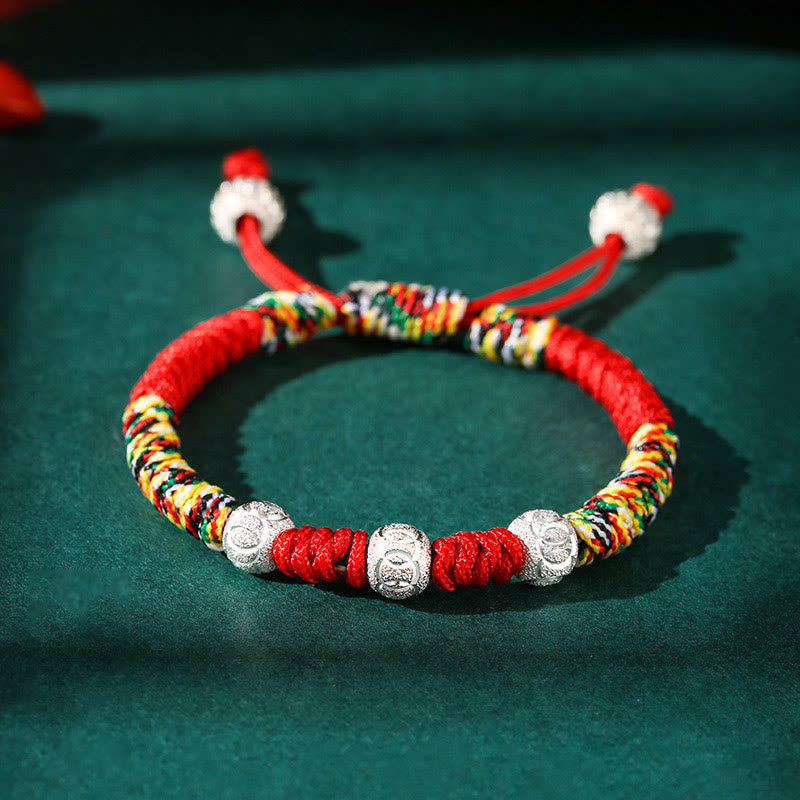 925 Sterling Silber Rotes Schnurarmband für Kinder | Stärke &amp; Schutz