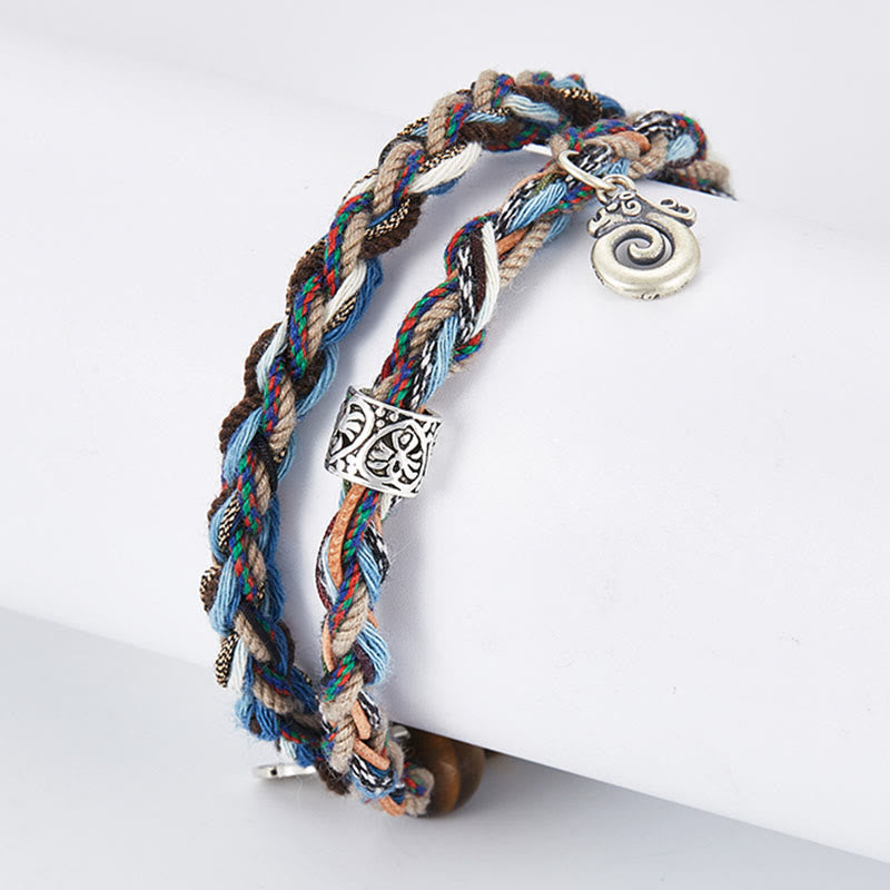 925 Sterling Silber Tigerauge Willenskraft Armband Handarbeit