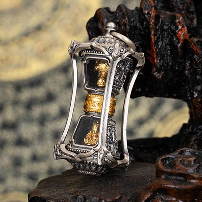 925 Sterling Silber Zakiram Göttin des Reichtums Segen Halskette