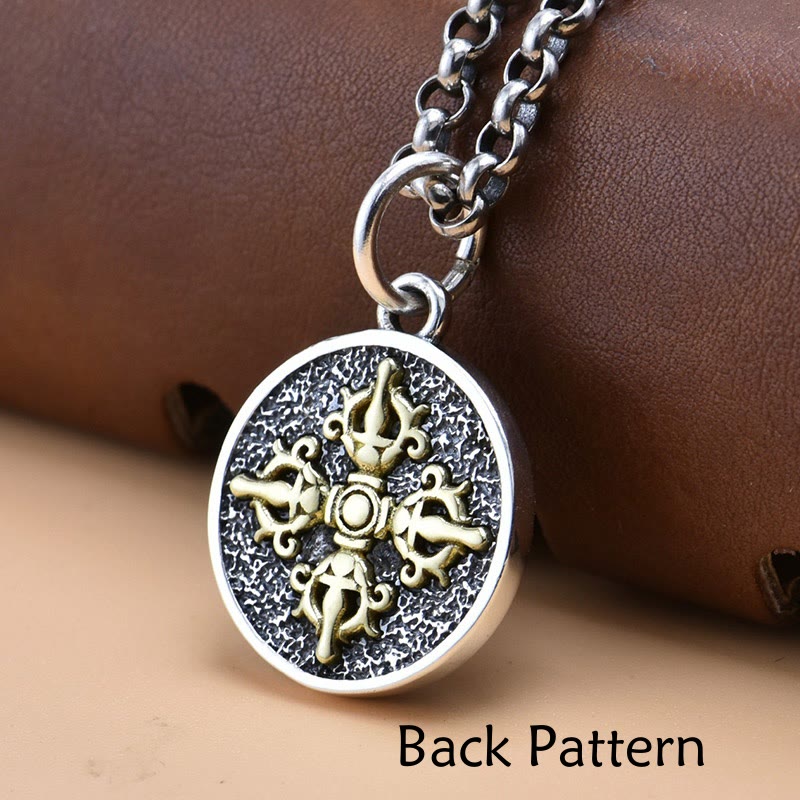925 Sterling Silber Zakiram Göttin Reichtum Spirituelle Halskette