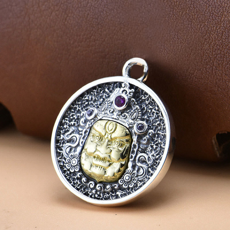 925 Sterling Silber Zakiram Göttin Reichtum Spirituelle Halskette