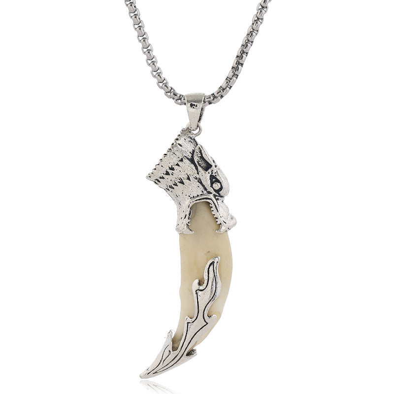 Titanium Steel Balance Necklace Pendant for Spiritual Protection