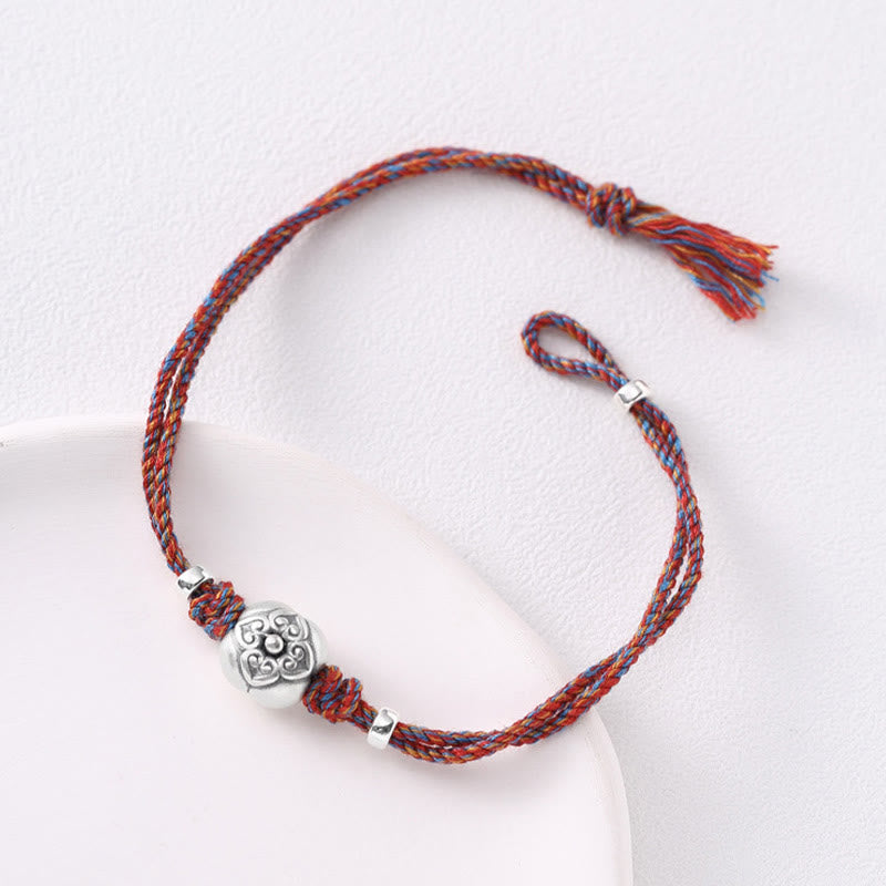 Sterling Silver Multicolored Luck Bracelet | Spiritual Protection