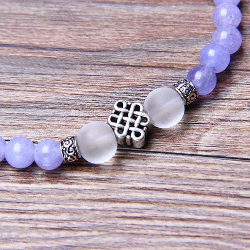 Purple Jasper Strength Bracelet Mala 108 Beads