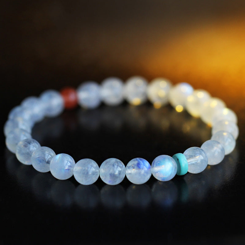 6mm Moonstone Calm Healing Bracelet | Positive Energy