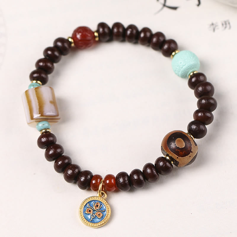 Purple Bodhi Seed Wisdom Bracelet | Spiritual Protection Bead