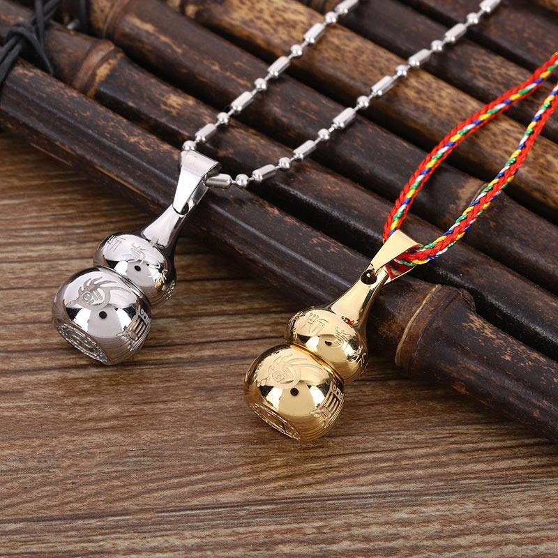Unisex Titanium Steel Yin Yang Pendant Necklace Harmony Balance